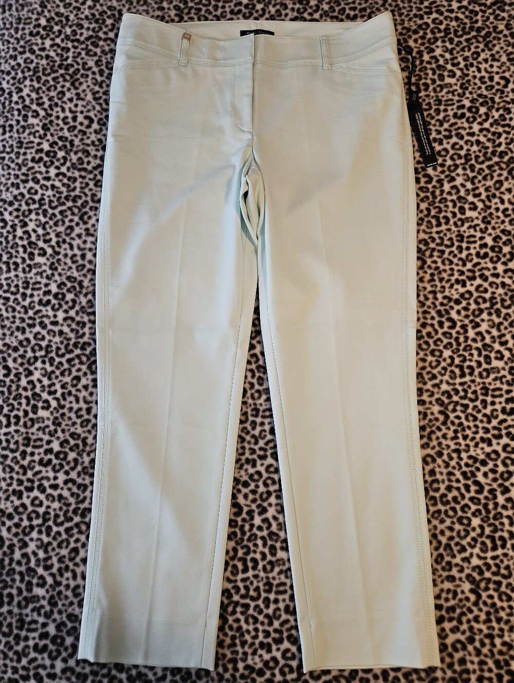 WHBM Mint Green (Divinity) Perfect Form Slim Ankle Dress Pants, Size 10R, NWT